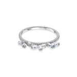 Load image into Gallery viewer, Dangling Briolette eternity band
